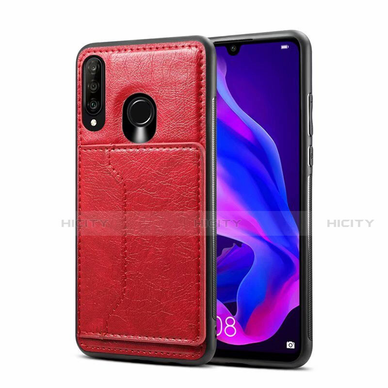 Funda Lujo Cuero Carcasa R01 para Huawei P30 Lite New Edition