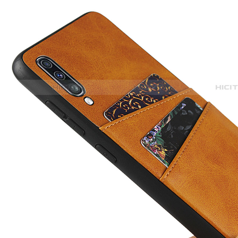 Funda Lujo Cuero Carcasa R01 para Samsung Galaxy A70