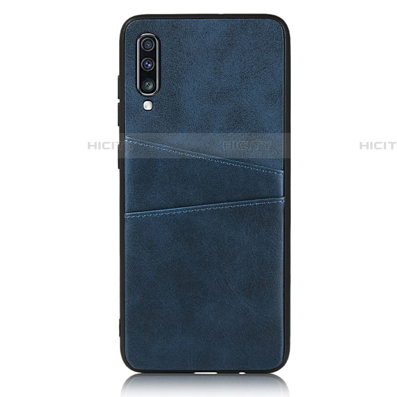 Funda Lujo Cuero Carcasa R01 para Samsung Galaxy A70