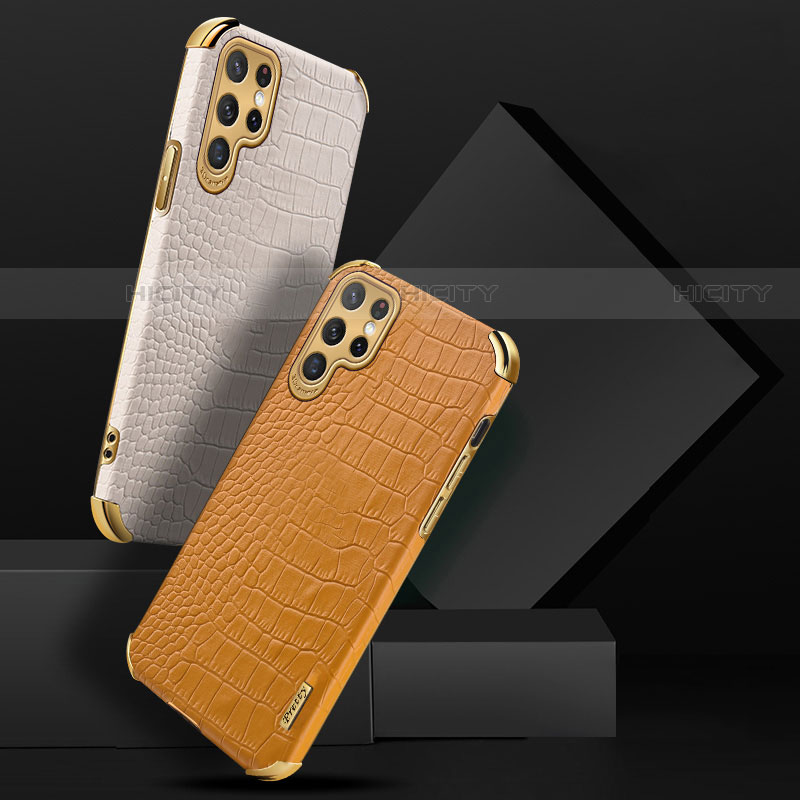 Funda Lujo Cuero Carcasa R01 para Samsung Galaxy S22 Ultra 5G