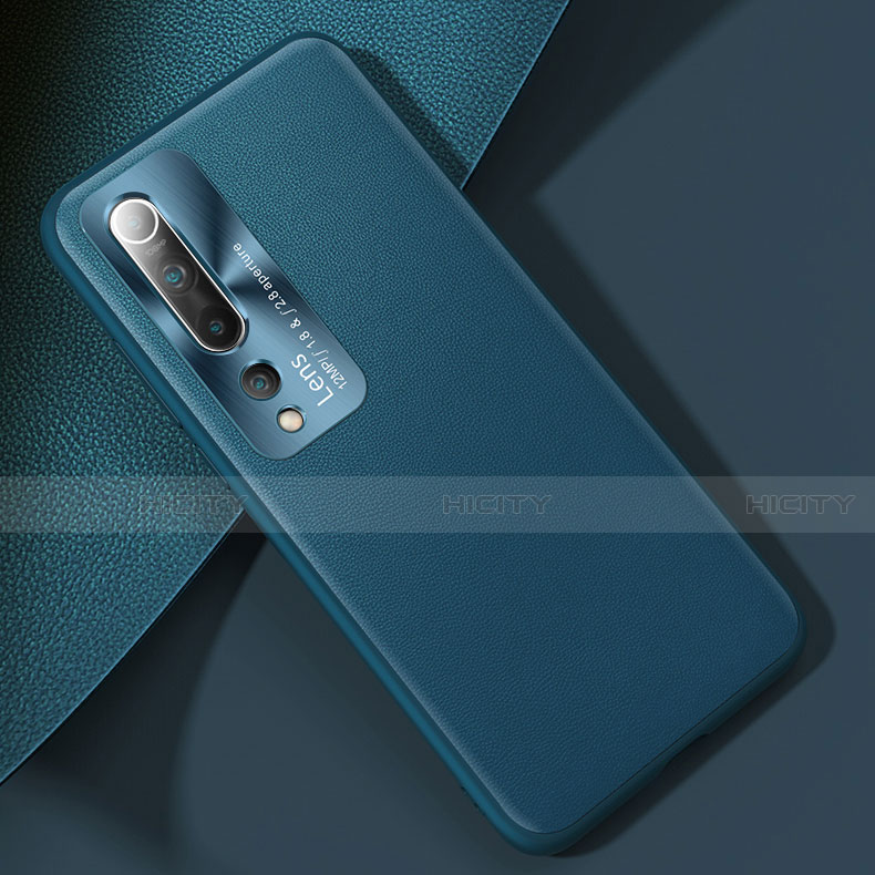 Funda Lujo Cuero Carcasa R01 para Xiaomi Mi 10 Cian