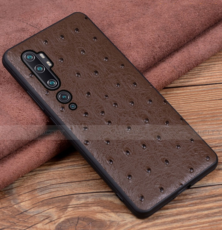 Funda Lujo Cuero Carcasa R01 para Xiaomi Mi Note 10