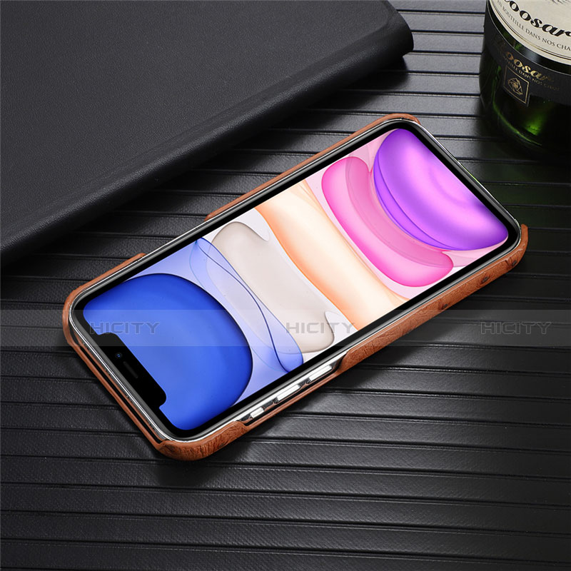 Funda Lujo Cuero Carcasa R02 para Apple iPhone 12 Pro