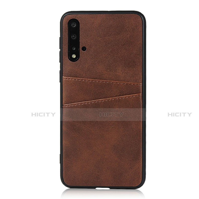 Funda Lujo Cuero Carcasa R02 para Huawei Nova 5