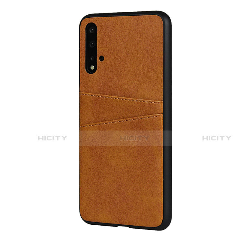 Funda Lujo Cuero Carcasa R02 para Huawei Nova 5