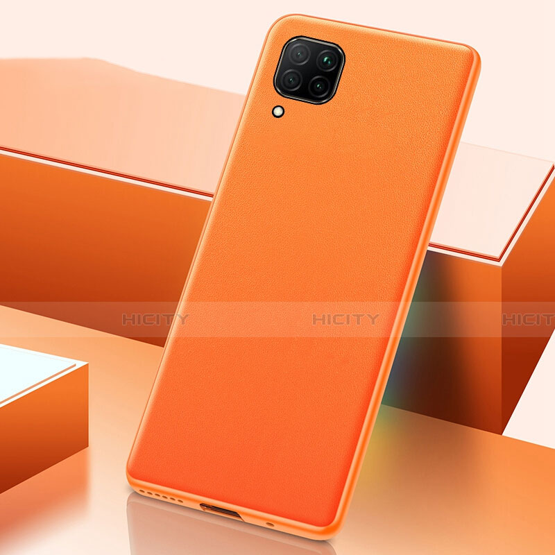 Funda Lujo Cuero Carcasa R02 para Huawei Nova 7i Naranja