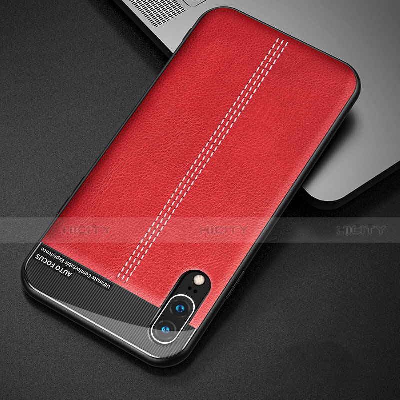 Funda Lujo Cuero Carcasa R02 para Huawei P20