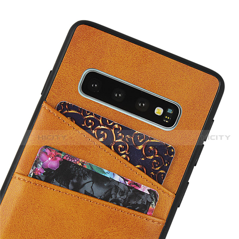 Funda Lujo Cuero Carcasa R02 para Samsung Galaxy S10 5G