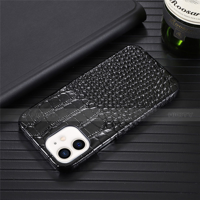 Funda Lujo Cuero Carcasa R03 para Apple iPhone 12 Mini