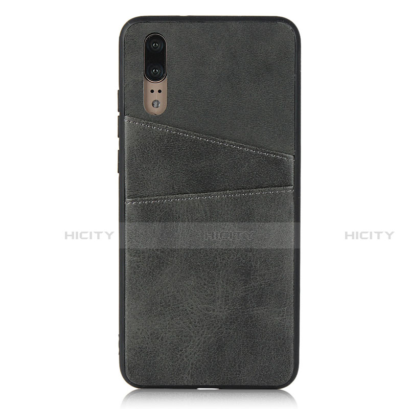 Funda Lujo Cuero Carcasa R03 para Huawei P20