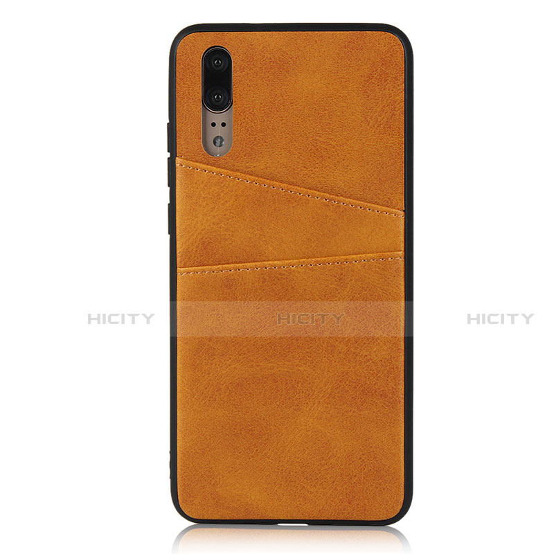 Funda Lujo Cuero Carcasa R03 para Huawei P20