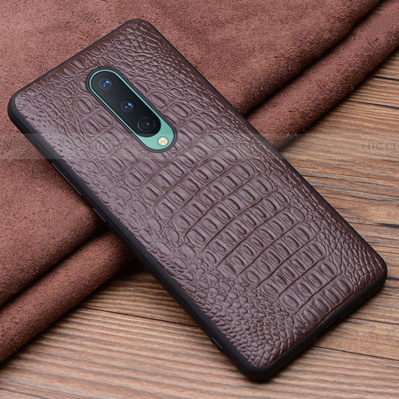 Funda Lujo Cuero Carcasa R03 para OnePlus 8