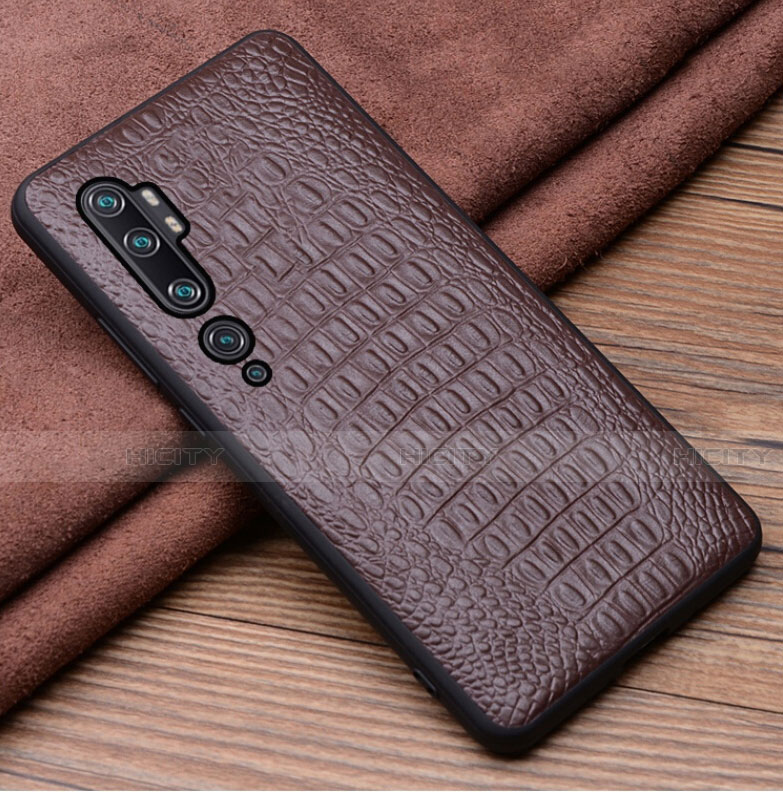 Funda Lujo Cuero Carcasa R03 para Xiaomi Mi Note 10