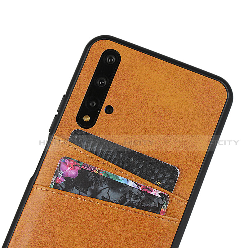 Funda Lujo Cuero Carcasa R04 para Huawei Honor 20