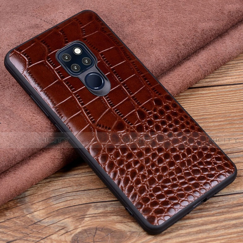 Funda Lujo Cuero Carcasa R04 para Huawei Mate 20