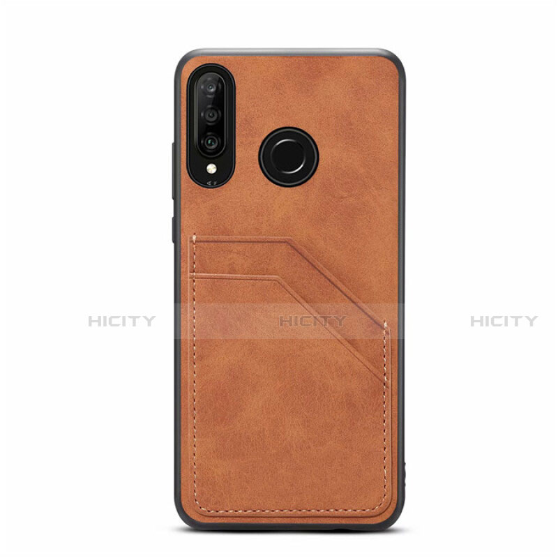 Funda Lujo Cuero Carcasa R04 para Huawei Nova 4e