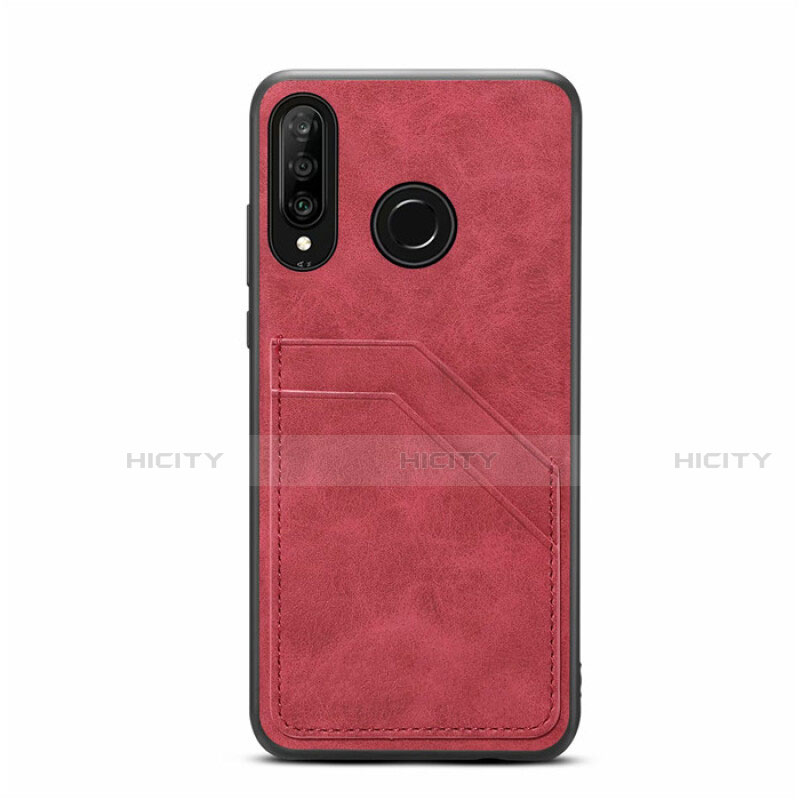 Funda Lujo Cuero Carcasa R04 para Huawei Nova 4e