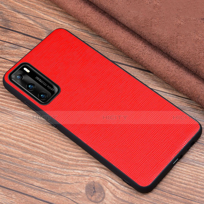 Funda Lujo Cuero Carcasa R04 para Huawei P40