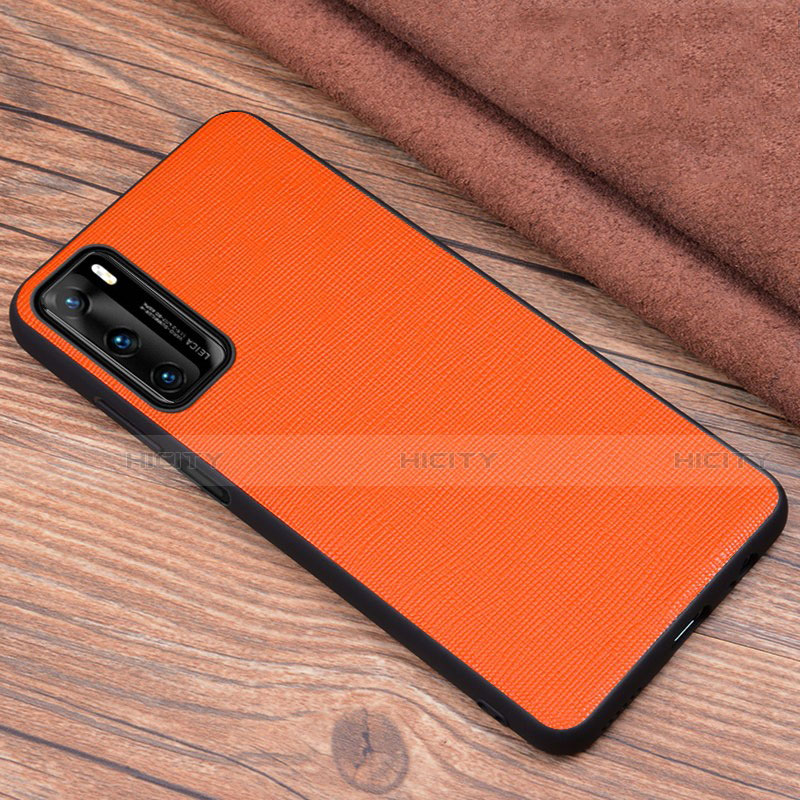 Funda Lujo Cuero Carcasa R04 para Huawei P40