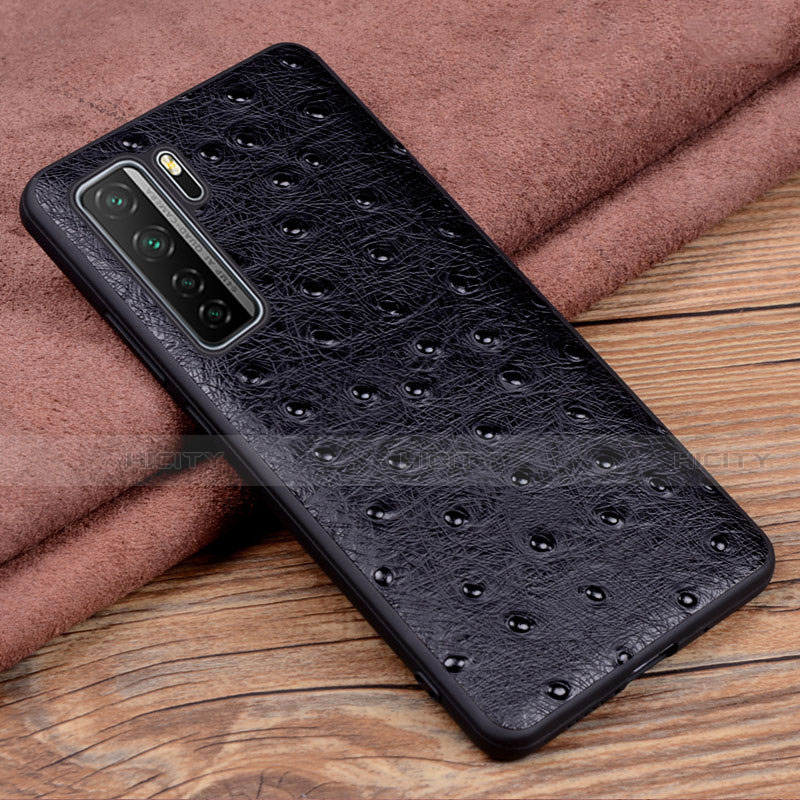 Funda Lujo Cuero Carcasa R04 para Huawei P40 Lite 5G