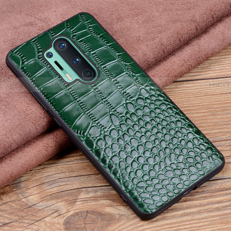 Funda Lujo Cuero Carcasa R04 para OnePlus 8 Pro