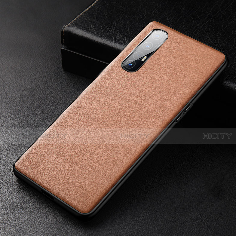 Funda Lujo Cuero Carcasa R04 para Oppo Find X2 Neo