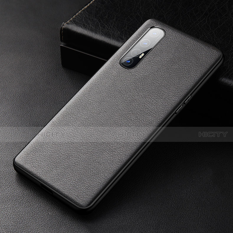 Funda Lujo Cuero Carcasa R04 para Oppo Reno3 Pro