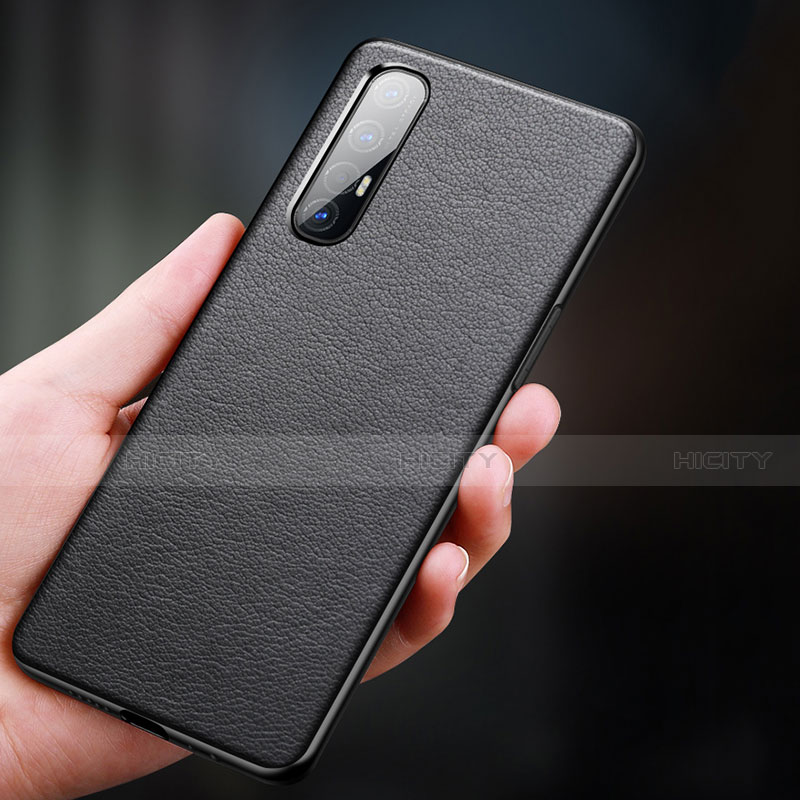 Funda Lujo Cuero Carcasa R04 para Oppo Reno3 Pro