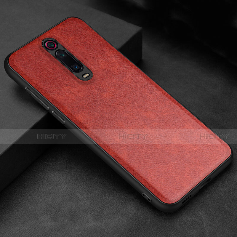 Funda Lujo Cuero Carcasa R04 para Xiaomi Redmi K20 Pro Rojo