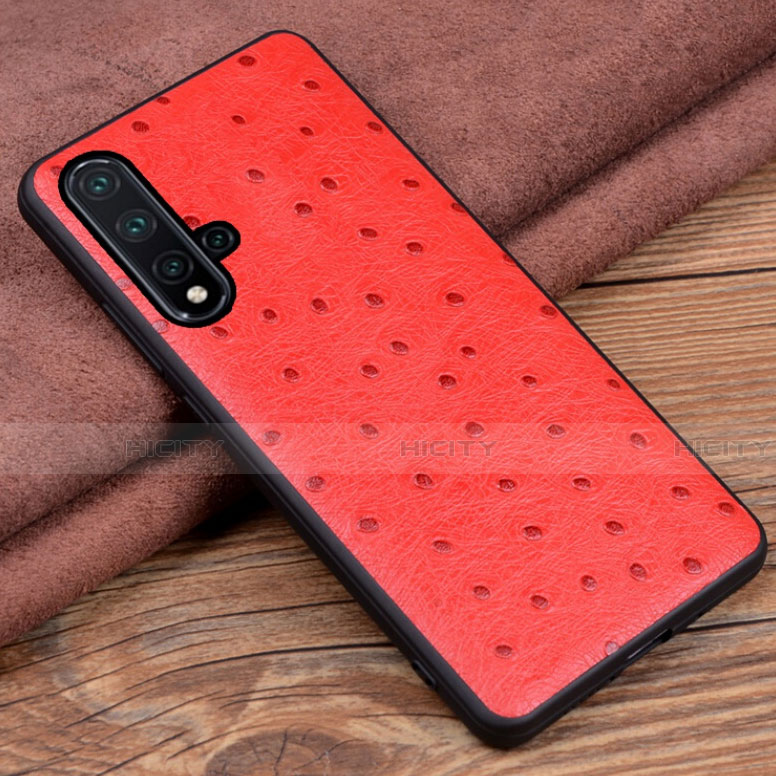 Funda Lujo Cuero Carcasa R05 para Huawei Nova 5