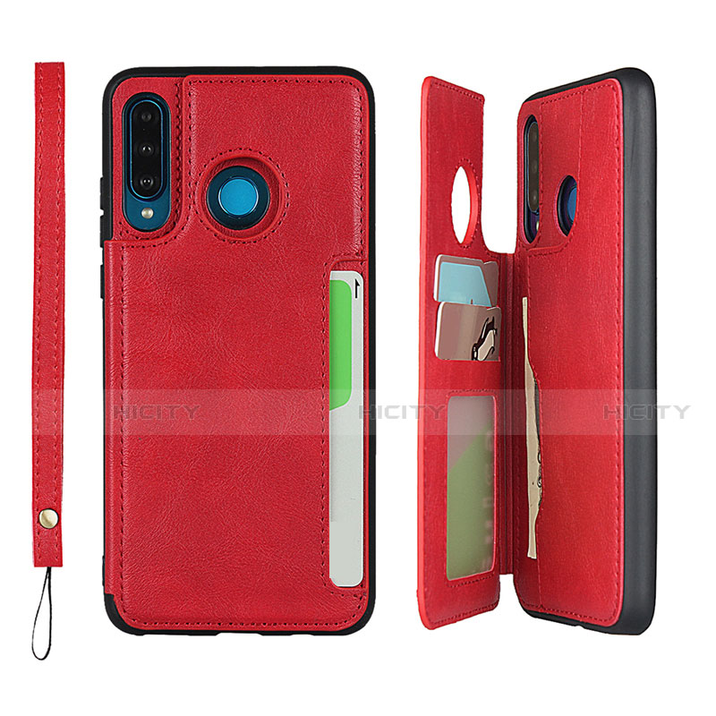 Funda Lujo Cuero Carcasa R05 para Huawei P30 Lite