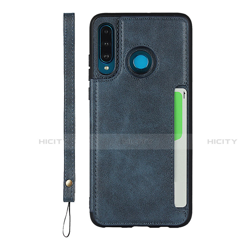 Funda Lujo Cuero Carcasa R05 para Huawei P30 Lite New Edition