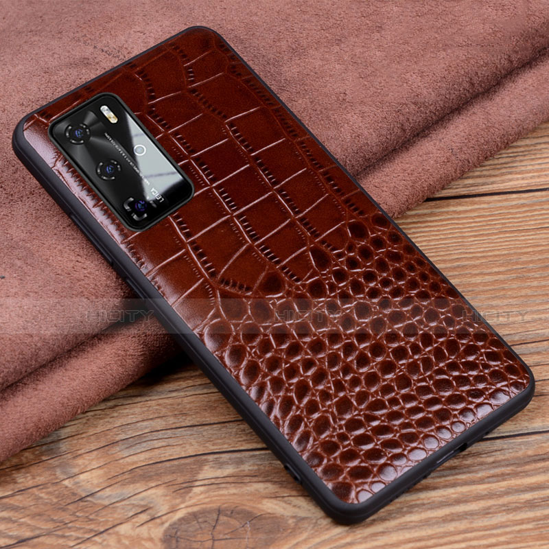 Funda Lujo Cuero Carcasa R05 para Huawei P40 Pro