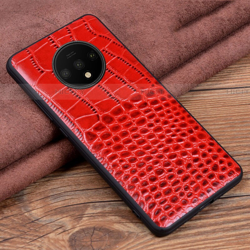 Funda Lujo Cuero Carcasa R05 para OnePlus 7T