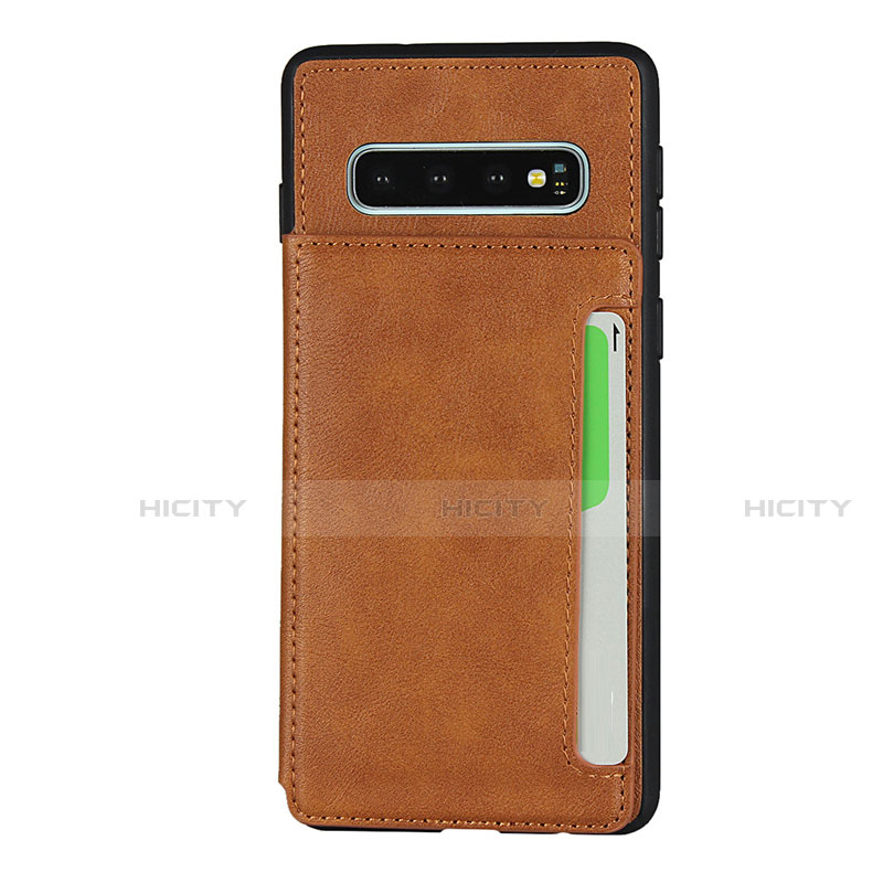 Funda Lujo Cuero Carcasa R05 para Samsung Galaxy S10 Plus