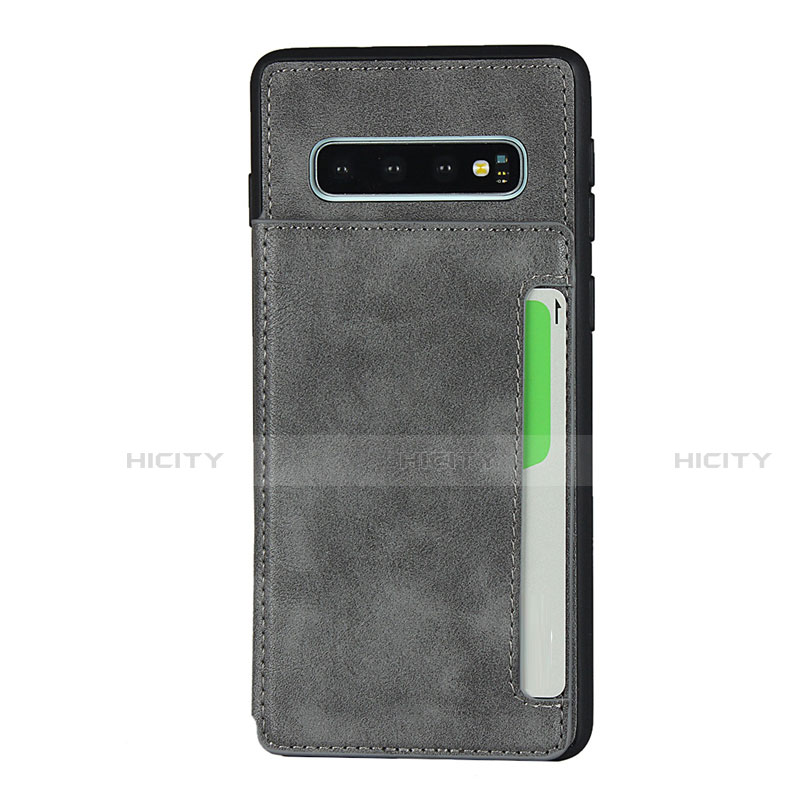 Funda Lujo Cuero Carcasa R05 para Samsung Galaxy S10 Plus