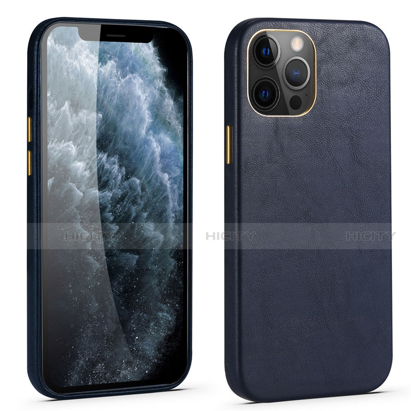 Funda Lujo Cuero Carcasa R06 para Apple iPhone 12 Pro Max