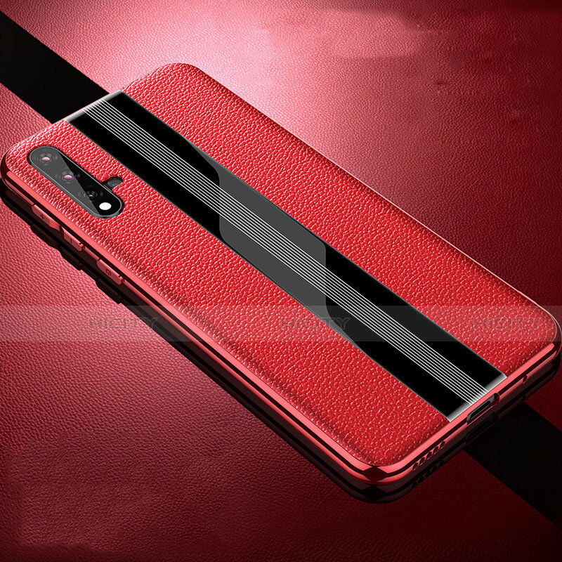 Funda Lujo Cuero Carcasa R06 para Huawei Nova 5