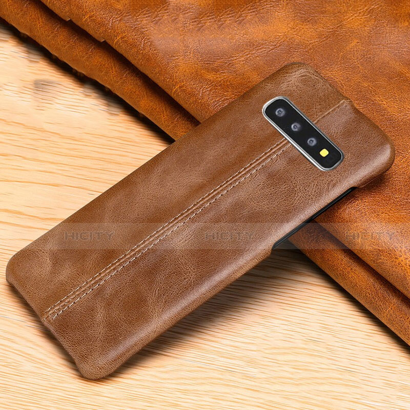 Funda Lujo Cuero Carcasa R06 para Samsung Galaxy S10 5G