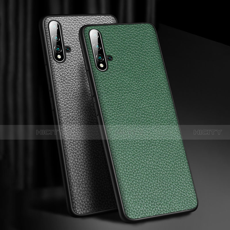 Funda Lujo Cuero Carcasa R07 para Huawei Nova 5