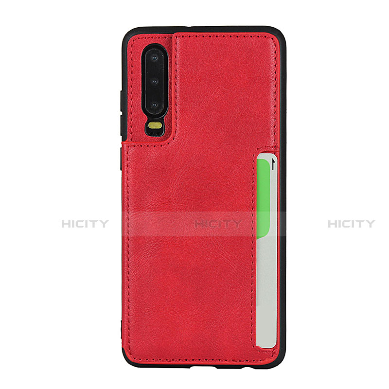 Funda Lujo Cuero Carcasa R08 para Huawei P30