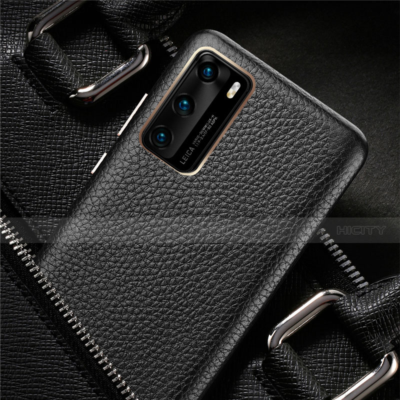 Funda Lujo Cuero Carcasa R09 para Huawei P40