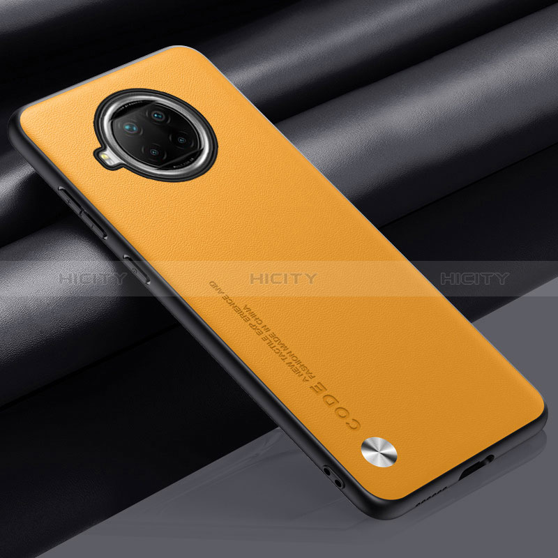 Funda Lujo Cuero Carcasa S01 para Xiaomi Mi 10T Lite 5G Amarillo