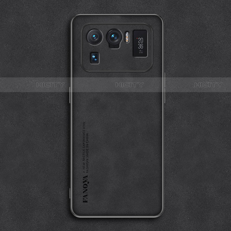 Funda Lujo Cuero Carcasa S01 para Xiaomi Mi 11 Ultra 5G Negro
