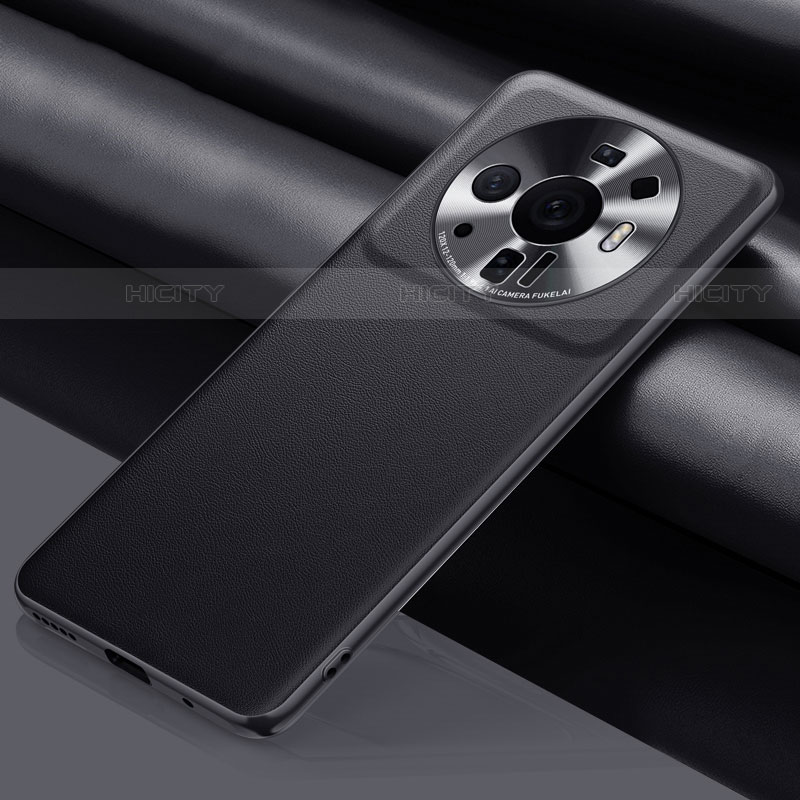 Funda Lujo Cuero Carcasa S01 para Xiaomi Mi 12 Ultra 5G Negro