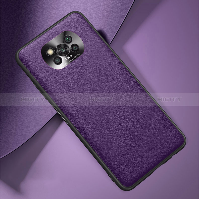 Funda Lujo Cuero Carcasa S01 para Xiaomi Poco X3 NFC