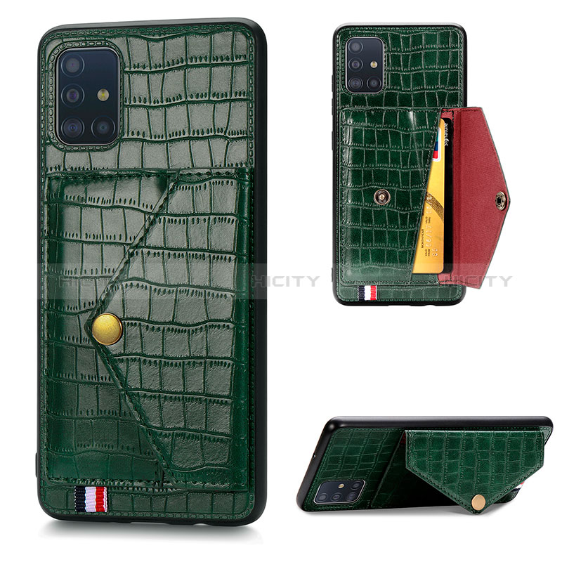 Funda Lujo Cuero Carcasa S01D para Samsung Galaxy A51 5G