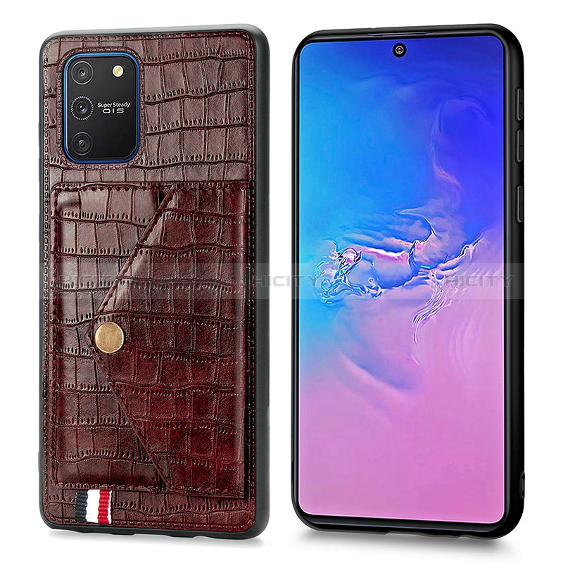 Funda Lujo Cuero Carcasa S01D para Samsung Galaxy A91