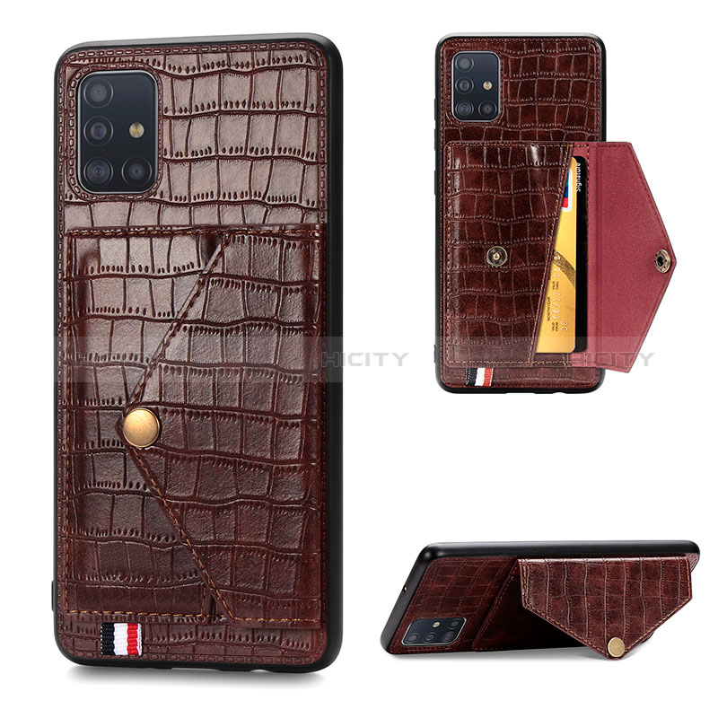 Funda Lujo Cuero Carcasa S01D para Samsung Galaxy M40S