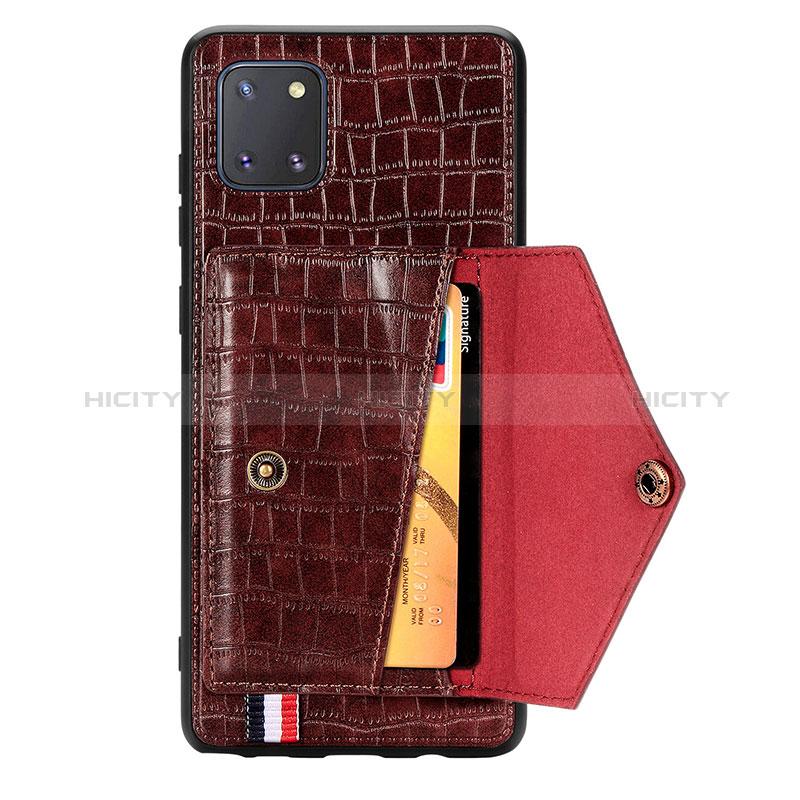 Funda Lujo Cuero Carcasa S01D para Samsung Galaxy Note 10 Lite